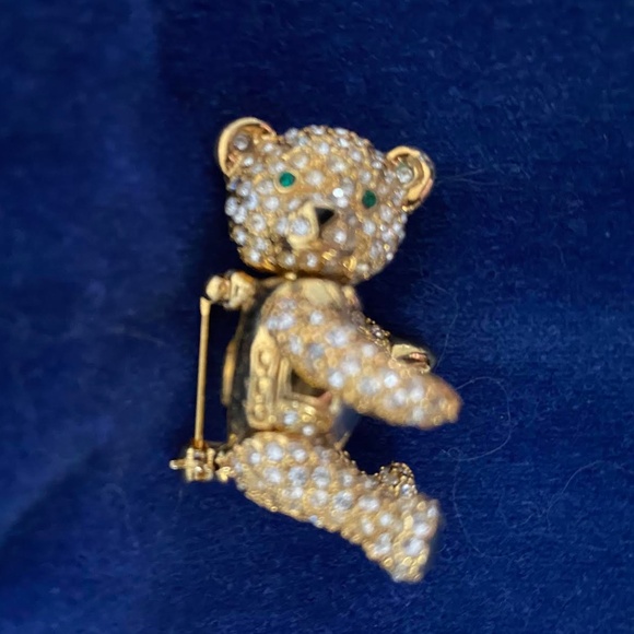 Vintage Joan Rivers Teddy Bear Pin Brooch - Picture 4 of 6